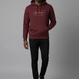 Moda Rapido Men Printed Hooded Sweatshirt image 4