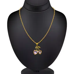 De-Ultimate Gold-Plated Heart Shaped Pendants with Chains image 3