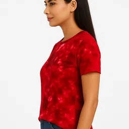 Moda Rapido Tie and Dye Print Top image 2