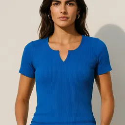SASSAFRAS BASICS Women Ribbed Top image 1