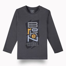 Gini and Jony Boys Typography Printed Round Neck Cotton T-shirt-picture-11