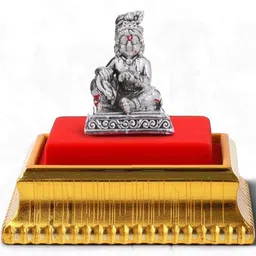 AKSHAT SAPPHIRE Silver-Toned Laddu Gopal Religious Idol Showpiece-picture-26