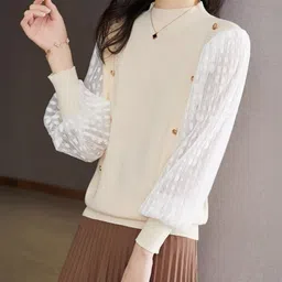 KPOP Women Ribbed Pullover-picture-21