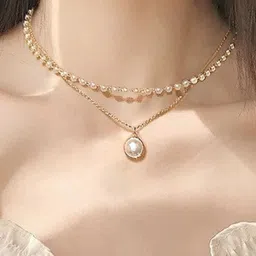 PolluxCraft Gold-Plated Layered Necklace image 3