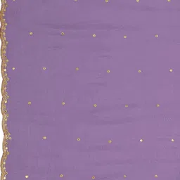 Kemza Women Polka Dots Embroidered Ikat Dupatta with Mirror Work image 5