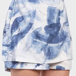 theulluu.com Printed Shirt Collar Blazer With Shorts image 4