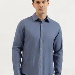 United Colors of Benetton Men Solid Spread Collar Cotton Casual Shirt-image-57