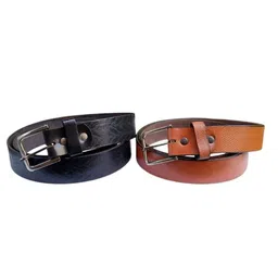 PERKED Pack Of 2 Textured Belt image 4