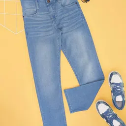 Pantaloons Junior Boys Slim Fit Light Fade Jeans-picture-7