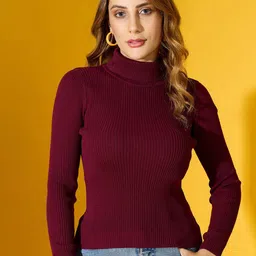 98 Degree North Women Turtle Neck Pullover-picture-10
