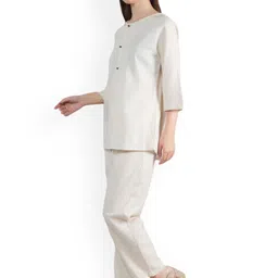 Style Shoes Three-Quarter Sleeve Top With Trouser Co-Ords image 5