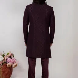 AEN FASHION Raxon Luxury Men Sherwani with Pyjamas image 4