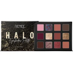 Renee Halo Matte & Shimmer Eyeshadow Palette 15g - Nude-picture-33