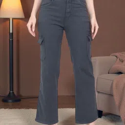 DressBerry Women James Straight Fit High-Rise Stretchable Jeans-picture-22