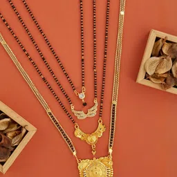 Bhanu diam Women Gold Mangalsutra-picture-15
