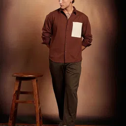 Campus Sutra Men Comfort Colourblocked Casual Shirt-image-63