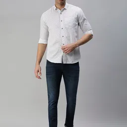 SHOWOFFFF Men Comfort Slim Fit Printed Casual Shirt image 5
