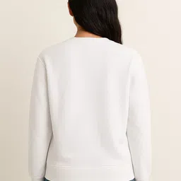 Anikmart Typography Printed Round Neck Cotton Pullover Sweatshirt image 2