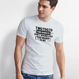 Seekbuylove Men Bio Finish Typography Printed Pure Cotton T-shirt-picture-28