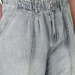 SHOWOFFFF Men Comfort Tapered Fit Low-Rise Light Fade Acid Wash Jeans image 3