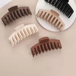 FHONEX Women Set of 5 Matt Finished Hair Claw Clip-picture-20