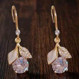 DIVASTRI Floral Drop Earrings image 3