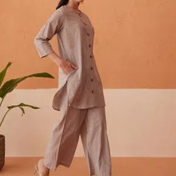MAAND Printed Cotton Tunic With Trousers Co-Ords image 5
