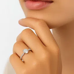 ISHTAARA Sterling Silver Finger Ring image 5