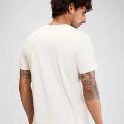 SPYKAR Men Raw Edge Slim Fit T-shirt image 4