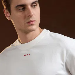 THE BEAR HOUSE Men Printed Drop-Shoulder Sleeves T-shirt image 5