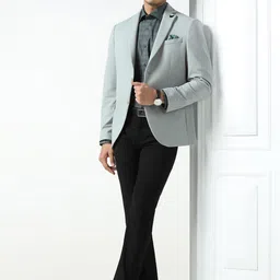 Blackberrys Men Textured Single-Breasted Blazer image 3