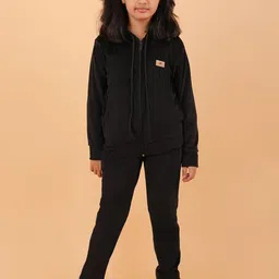 BAESD Girls Hooded Neck Long Sleeves Tracksuits-image-3