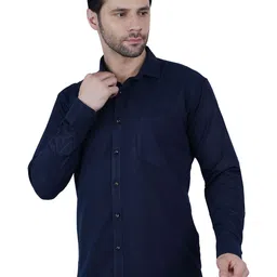 SAB Bags Cotton Slim Fit Casual Spread Collar Shirt-picture-21