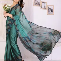MAGNEITTA Pure Chiffon Saree image 3