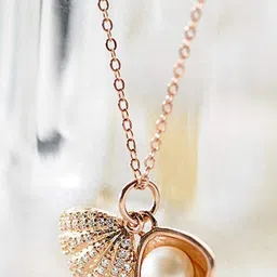 STYLEKRAFT Unisex Rose Gold Pendant image 1