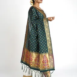 TEEJH Champakali Ethnic Motifs Printed Dupatta image 2