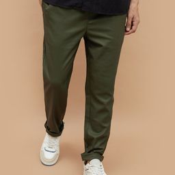 CODE by Lifestyle Men Mid-Rise Flat-Front Slim Fit Cotton Chinos Trousers-picture-19