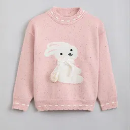 Hopscotch Girls Nylon Printed Sweaters-image-93