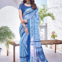 Lookmark Tie and Dye Dyed Saree image 2