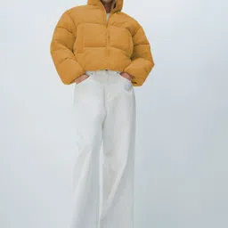 Stylecast X Kotty Women Solid Crop Insulator Puffer Jacket-picture-23
