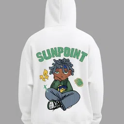 TheBTclub Unisex Printed Hooded Oversized Pullover Sweatshirt-picture-49