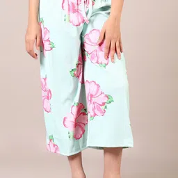 V-Mart Girls Printed Mid-Rise Trousers-image-30