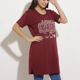 DDASPRATION Women Typography 3 Printed T-shirt image 4