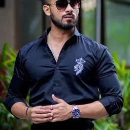 Foomer Men Standard Opaque Casual Shirt image 3