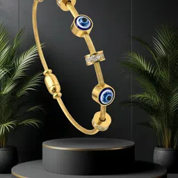 RKB Sales Women Cubic Zirconia Gold-Plated Cuff Bracelet-picture-36