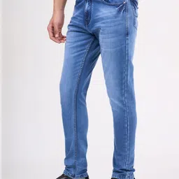 Sparky Men Slim Fit Mid-Rise Light Fade Denim Jeans image 4