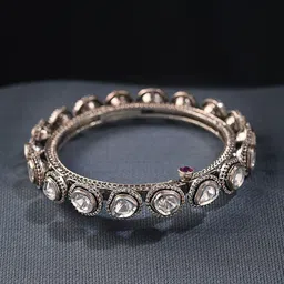 JAYPORE Kundan Stone Studded Bangles-picture-17