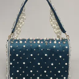 nahhar fashion Women Blue Messenger Bag image 2