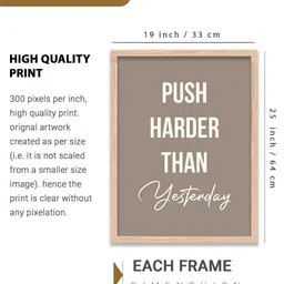 walllane Motivational Wall Art With Frame Home Decor Wall Painting For Living Room Office Bedroom image 4
