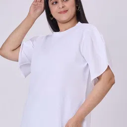 Style Quotient Plus Puff Sleeve Top-image-12